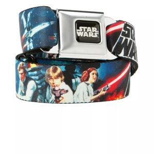 Star Wars Seat Belt Belt Quirky Collectible Darth Vader Luke Skywalker Battle